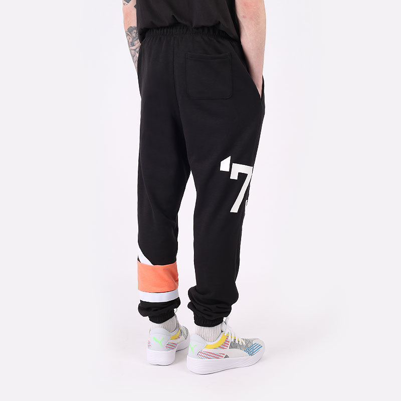 мужские черные брюки PUMA Franchise Knit Pant 53051401 - цена, описание, фото 7